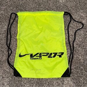 Nike Vapor Carbon 2.0 Drawstring Volt Black Shoe Bag Football Cleats